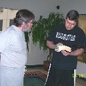 Elder Brett going over questions